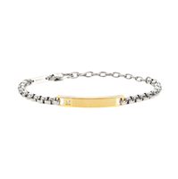 Bracelet Breil Homme TAG & CROSS in Acier Zircone TJ3225 - TJ3225